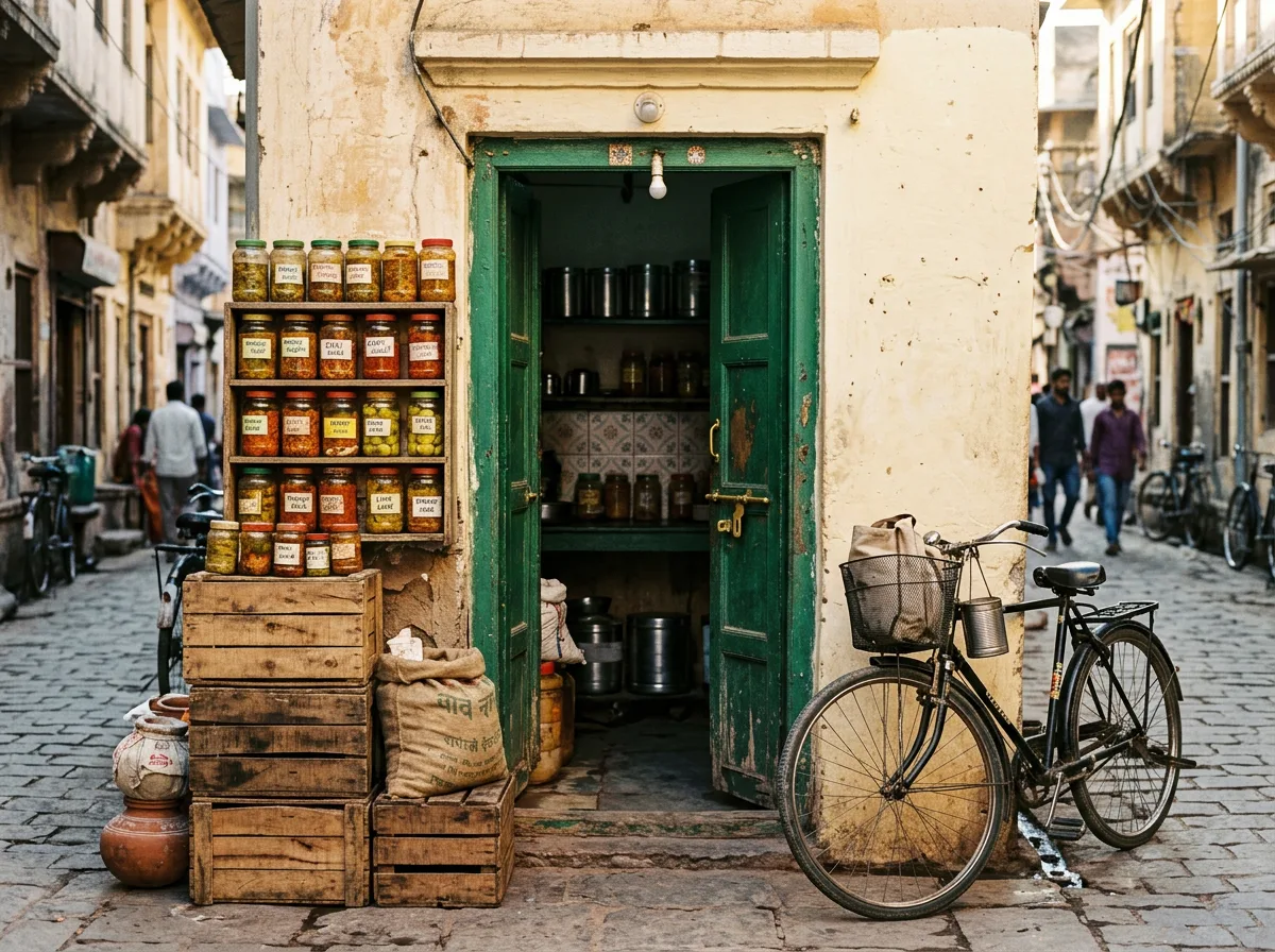 The kitchen door